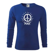 Peace symbol černobílý