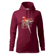 Papoušek na listnatém stromě