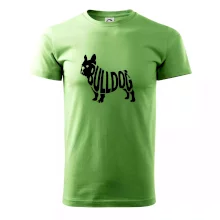 Bulldog  nápis v těle