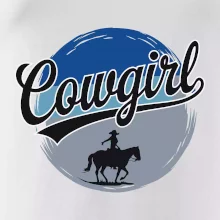 Cowgirl modrý pruh