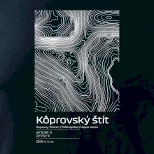 Kôprovský štít - vrstevnice v obdélníku