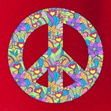 Peace symbol mandela