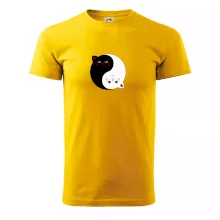 Kočky jin jang barevné