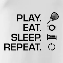 Play eat sleep repeat padel