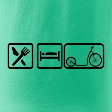 Eat sleep koloběžka velké a malé kolo