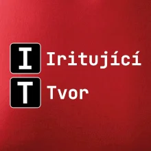 IT Nápis Iritující Tvor