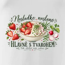 Nasladko naslano hlavně s tvarohem