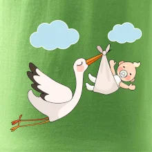 Čáp čekáme miminko - neutrální