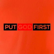 Put God first obdélník Put God first obdélník