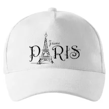 Paris nápis Eiffelovka rovný