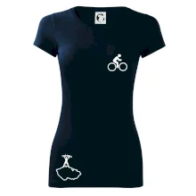 Mapa ČR + kolo na prsu