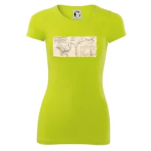 Mapa Báňské dráhy z Moravské Ostravy do Doubravy