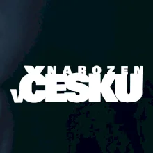 Nápis - Narozen v Česku