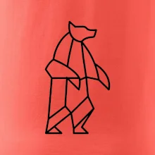 Geometrie lední medvěd stojící