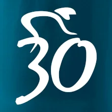 Cyklista slaví třicítku (30)