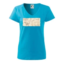 Mapa Báňské dráhy z Moravské Ostravy do Doubravy