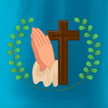 Věnec - kříž a modlení