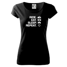 Ride Eat Sleep Repeat moto skútr