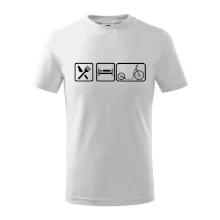 Eat sleep koloběžka velké a malé kolo