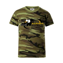 Bagrista v kruhu - vlastní nápis