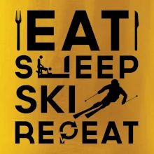 Eat sleep ski repeat