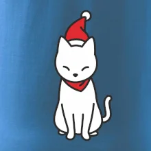 Vánoční kočka sedící