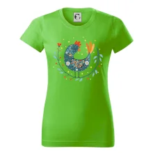 Folklor - slepice s kopretinou