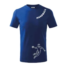 Handball nápis šikmo