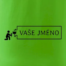 Instalatér - jméno v rámečku