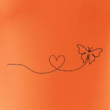 Dráha letu motýla - srdce