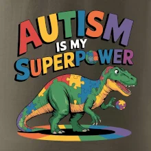 Stojící Rex Autism is my superpower