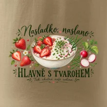 Nasladko naslano hlavně s tvarohem