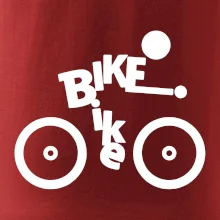 Bike nápis postava