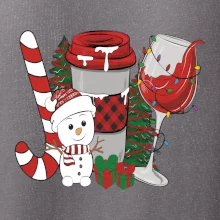 Vánoce, víno a sněhulák