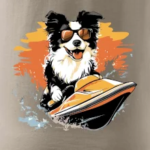 Border Kolie na vodním skútru