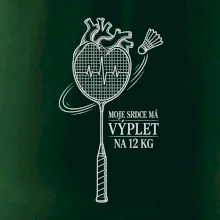 Badminton srdce s výpletem