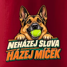 Neházej slova házej míček - vlčák