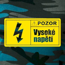 Pozor vysoké napětí