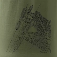 Nákres stožáru vysokého napětí