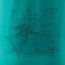 Černobílá mapa Cerhovice 267 61