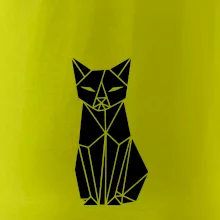 Origami kočka zepředu