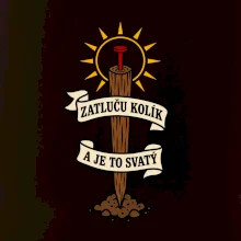 Geodet zatluču kolík a je to svatý