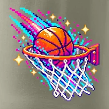 Pixel art basketbalový koš