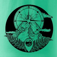 Cestování - hory kompas