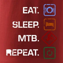 Eat sleep MTB repeat