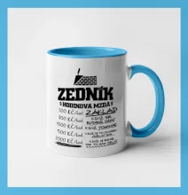 Hodinová mzda zedník