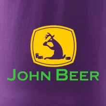 John Beer jelen s pivem