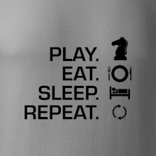 Eat sleep play - šachy