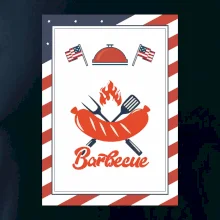 USA BBQ POSTER