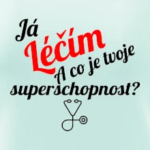 Já léčím - tvoje superschopnost? Šikmý nápis